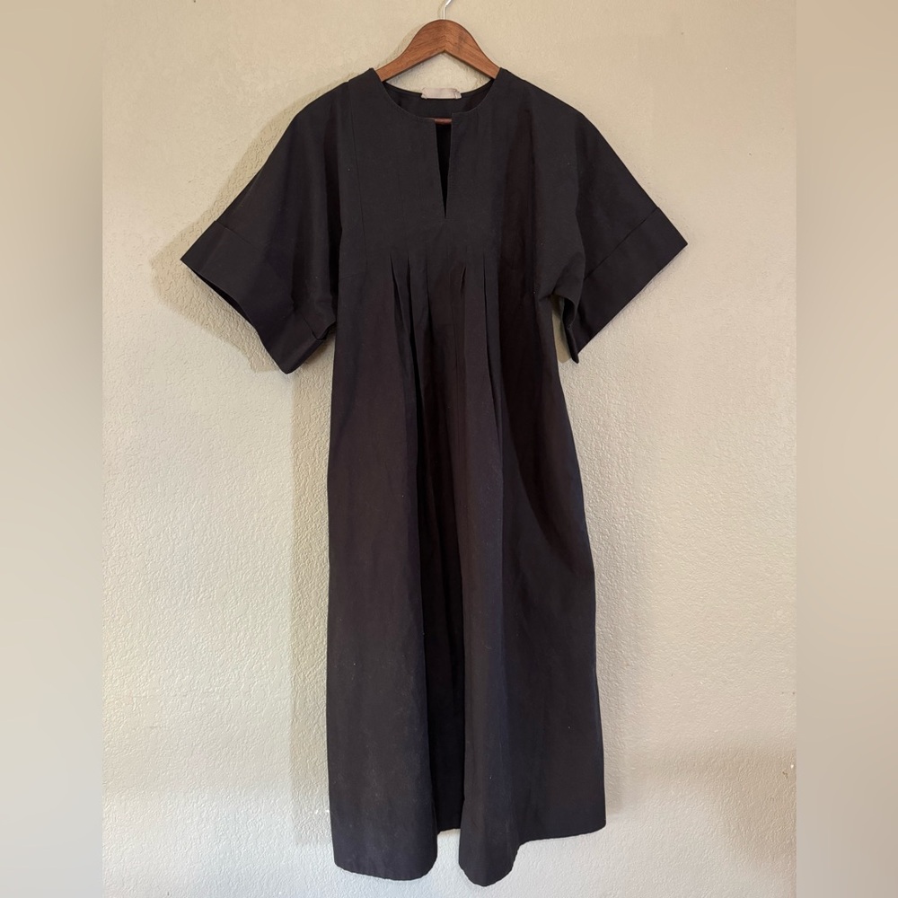 Everlane Black caftan dress